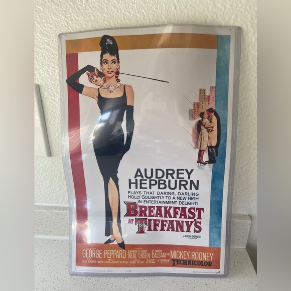 Other - Vintage Breakfast at Tiffany's Audrey Hepburn Print